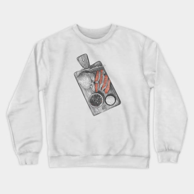 Steak Crewneck Sweatshirt by ArtDary